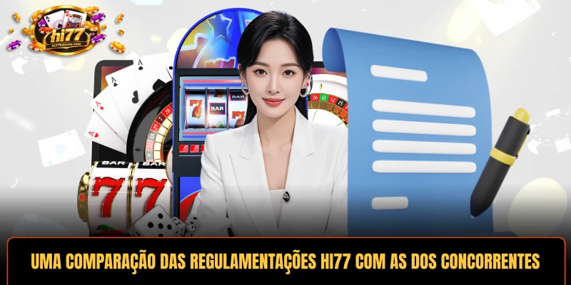 Uma comparação das regulamentações HI77 com as dos concorrentes