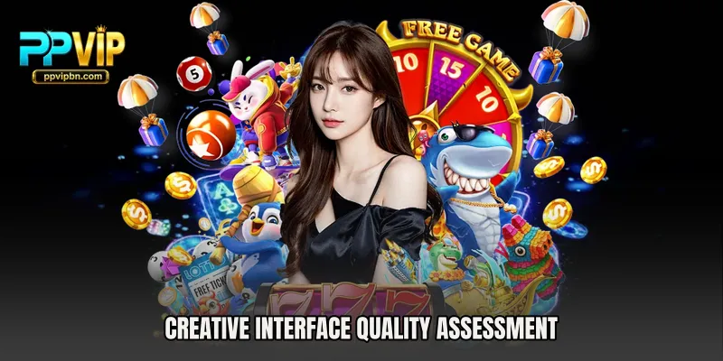 Creative interface quality assessment